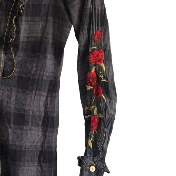 Johnny Was 3J Workshop Embroidered Long Sleeve - Picture 2 of 9